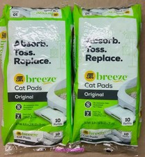 PURINA Tidy Cats BREEZE Cat Pads ORIGINAL - 2 PACKS 20 PADS TOTAL 