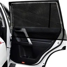 Window Shades, 2 Pack Breathable Mesh Side Sun Shades, Stret Size: Extra Large