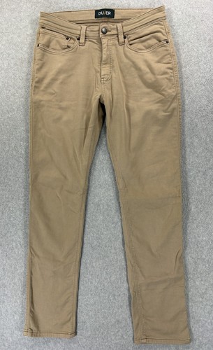 Du/er N2X No Sweat 5 Pocket Relaxed Fit Pants (Men's 32x32) Tan