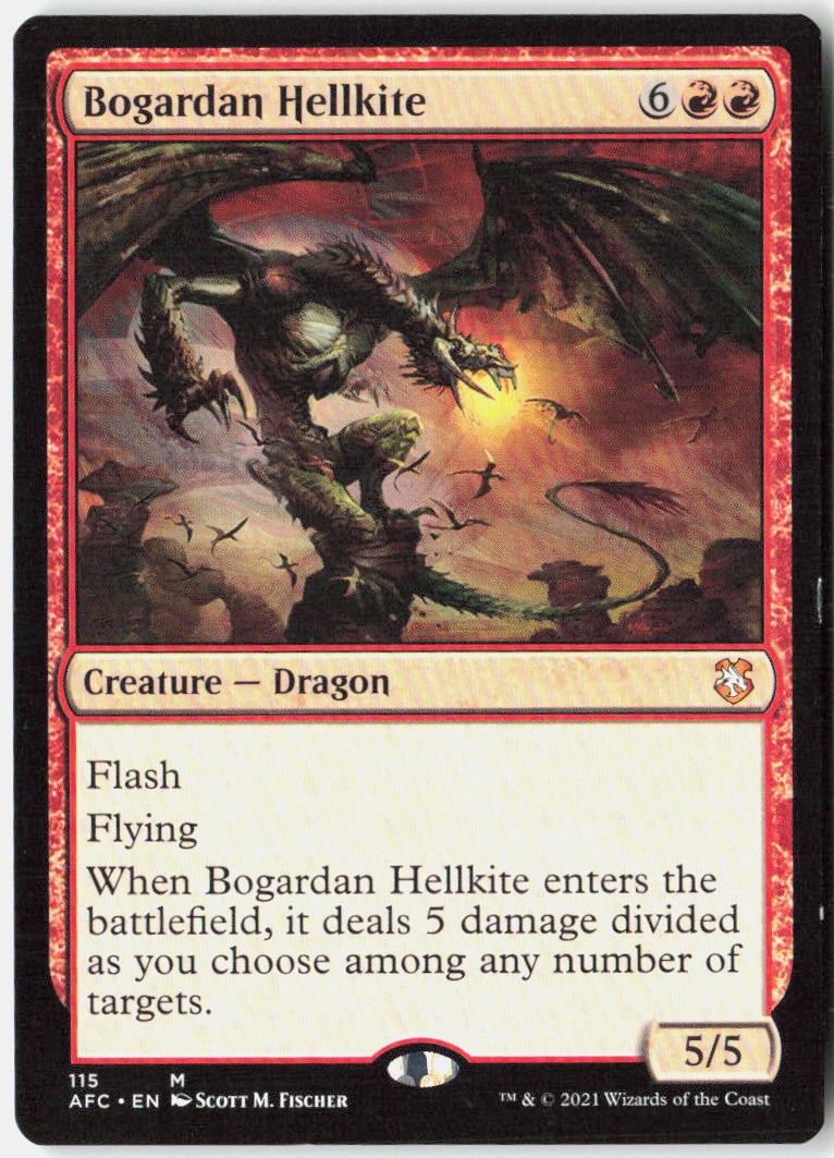 Magic - Bogardan Hellkite Commander: Adventures in the Forgotten Realms [AFC ...