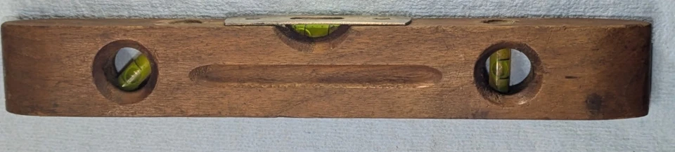 Stevens No 399 Vintage Torpedo Wood Level Made In USA - Image 4 of 4