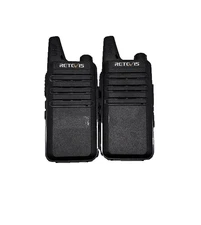 lot of 2 RETC 15- RT22 Two-Way UHF Hand-Held Mobile Radio Walkie-Talkie