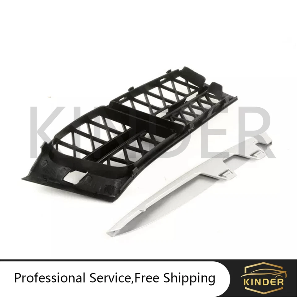 Parachoques delantero 4 piezas rejilla exterior abierta lateral y panel de acabado para BMW 5' F07 GT 10-13 Foto 4 de 4