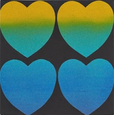 ANDY WARHOL Pop Art Poster or Canvas Print "Hearts"