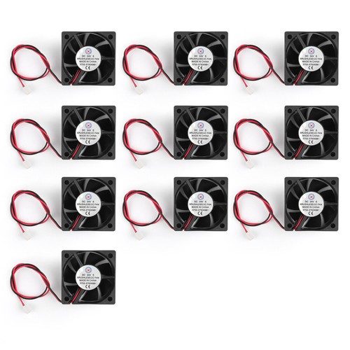 10Pcs DC Brushless Cool PC Computer Fan 24V 5020s 50x50x20mm 2 Pin Wire 50MM AU - Picture 2 of 7