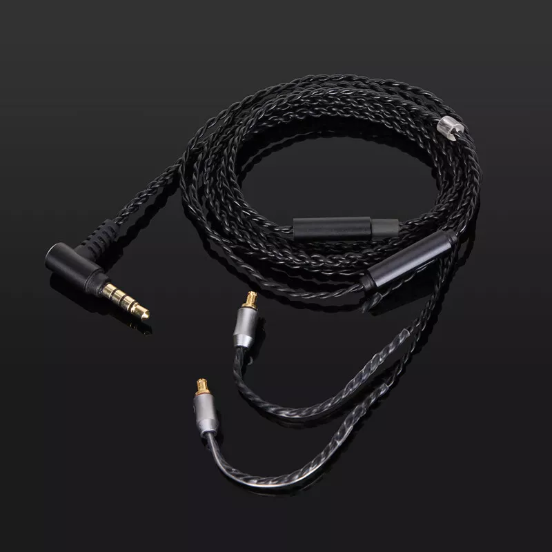 OCC Audio Cable With mic For Audio technica ATH E40 E50 E70 ATH