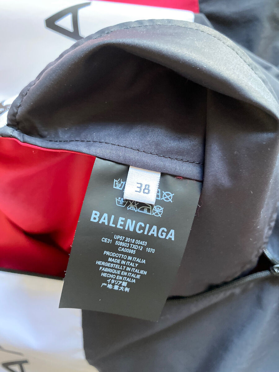 Balenciaga Logo Wind Breaker Size 38 Oversized 100 Balenciaga Logo Wind Breaker Size 38 Oversized 100