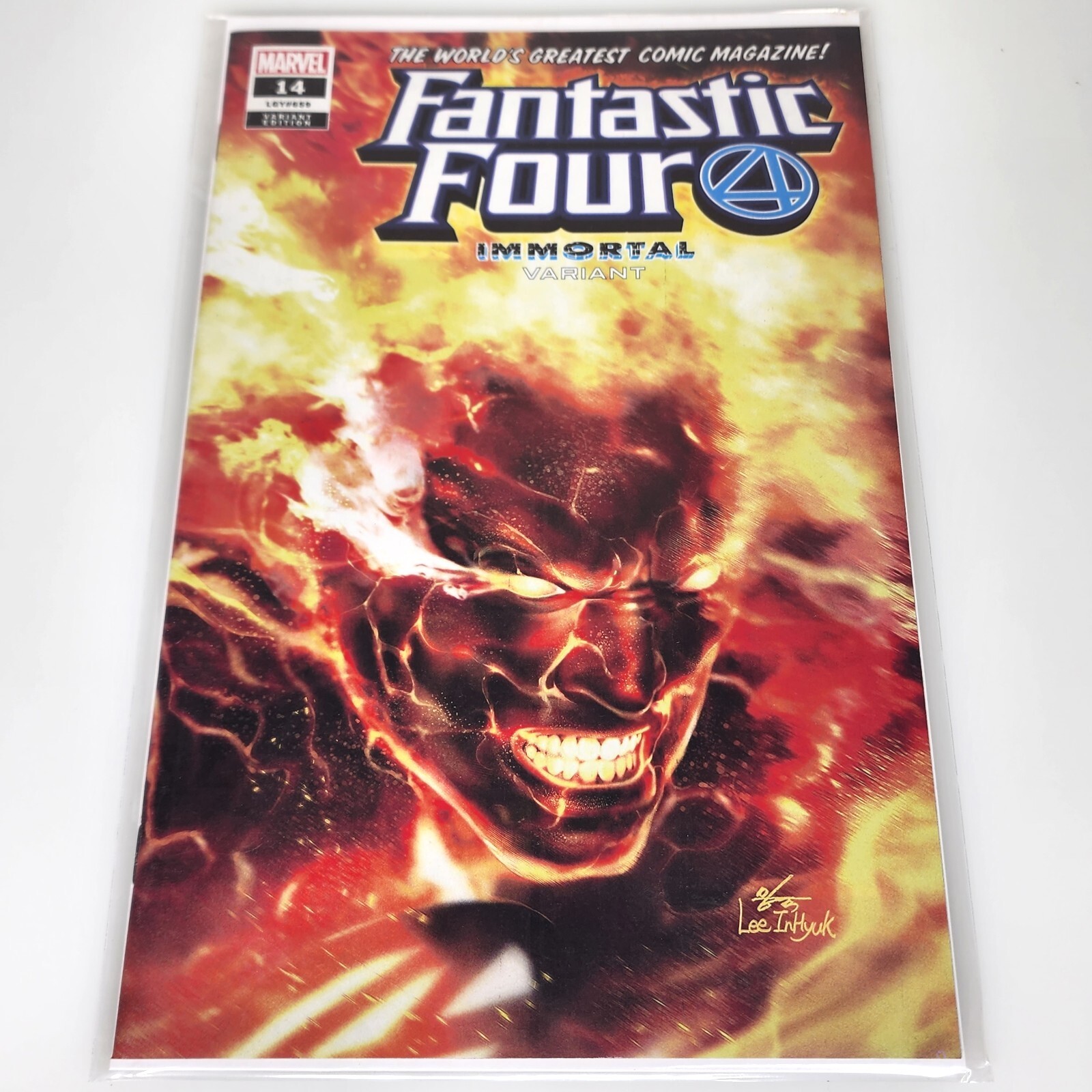 FANTASTIC FOUR #14 INHYUK LEE IMMORTAL WRAPAROUND VARIANT EDITION NM++