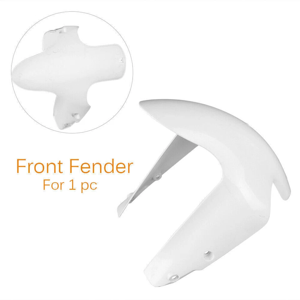 Carenado de guardabarros delantero sin pintar blanco ajuste DUCATI 1098 2008 2009 2010 2011 ABS Foto 3 de 4