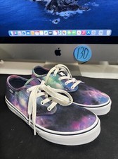 Vans Shoes Youth 4 Missy OFF The Wall Galaxy Sneakers 721356 Blue Fabric Lace Up