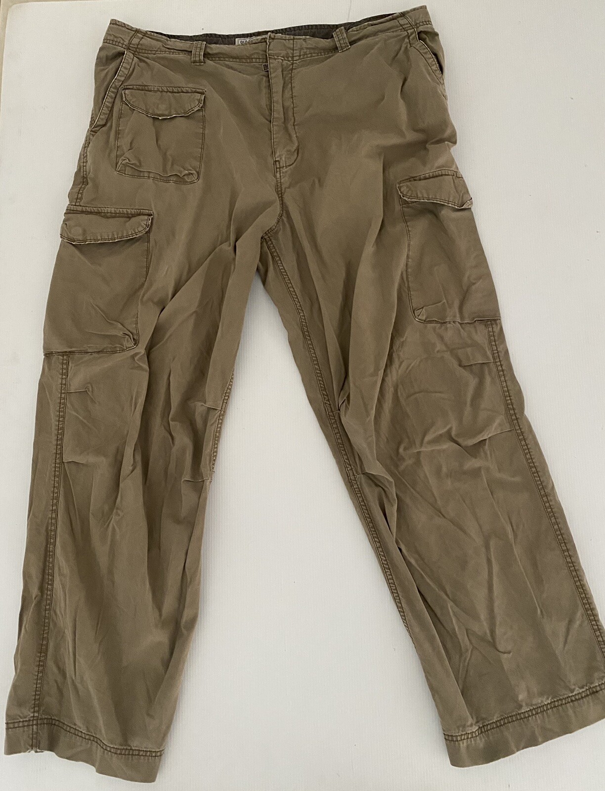 Vintage Old Navy 1994 Baggy Cargo Pants Men's 40x32 Y2K Beige Skating