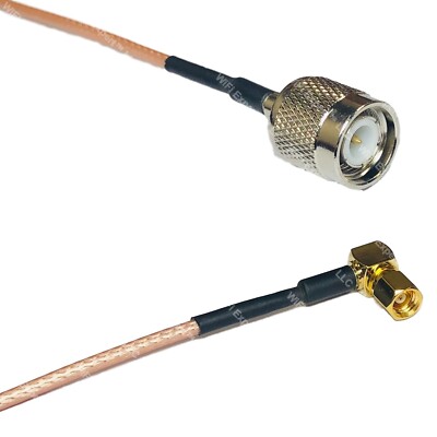RG316 TNC MALE to SMC Female Angle RF Cable Rapid-SHIP LOT