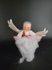 AnnaLee Angel On Cloud Doll Vintage Christmas Figurine Mobilitee 5" 1992