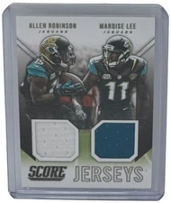 Allen Robinson & Marqise Lee 2015 Score Dual Jerseys Insert Card Jaguars #DJ-JAX
