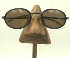 Vintage Police 2401 722 Derigo Gunmetal Oval Sunglasses FRAMES ONLY