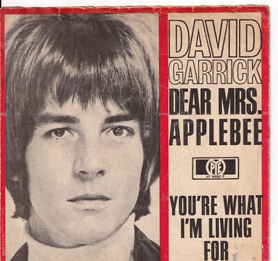 7'' Single - David Garrick - Dear Mrs. Applebee