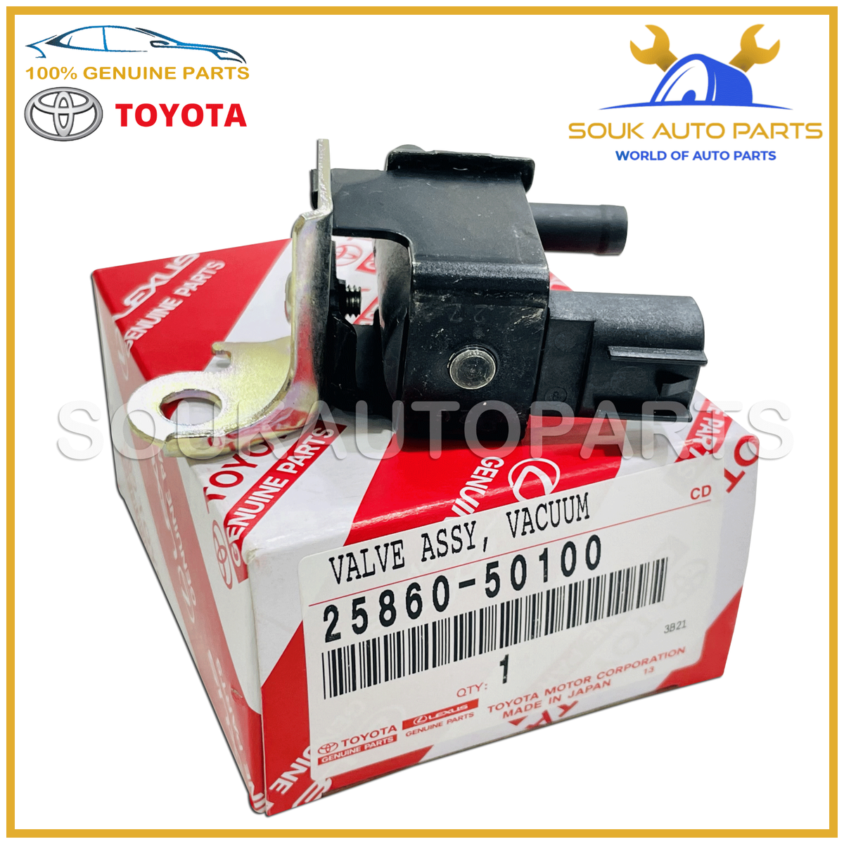 25860-50100 Genuine Toyota VALVE ASSY, VACUUM SWITCHING Lexus