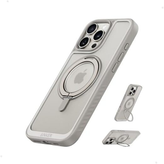 Ultra Magnetic for iPhone Case with Sturdy iPhone 16 Pro Max 6.9 inch Titanium