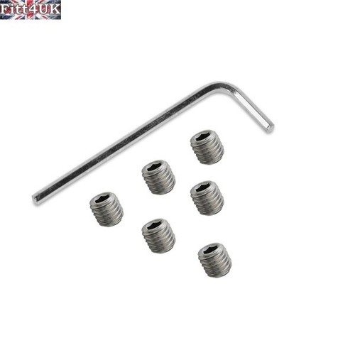 Grub screws 6mm Stainless Steel A2 Chrome Door handle / knobs repairs - Picture 10 of 14