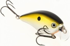 RARE Strike King Crankbait (HCKVDS1.5SH-506) Shallow Square Bill Gold Black Back