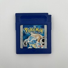 Pokemon Blue Version Nintendo Game Boy- Authentic Cartridge Tested Works Saves