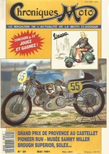 CHRONIQUES MOTO N°29 VESPA / SOLEX / CONS. TABLE ELEVATRICE / LA SELD / SIMPSON