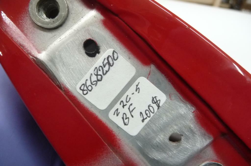 2016-2018 Ferrari 488 Rear Vent RH Complete Flank Flow Splitter 86682500 OEM A1