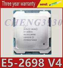 Intel Xeon E5-2698 v4 2.2GHz 50MB 20-Core 135W LGA2011-3 SR2JW CPU processor