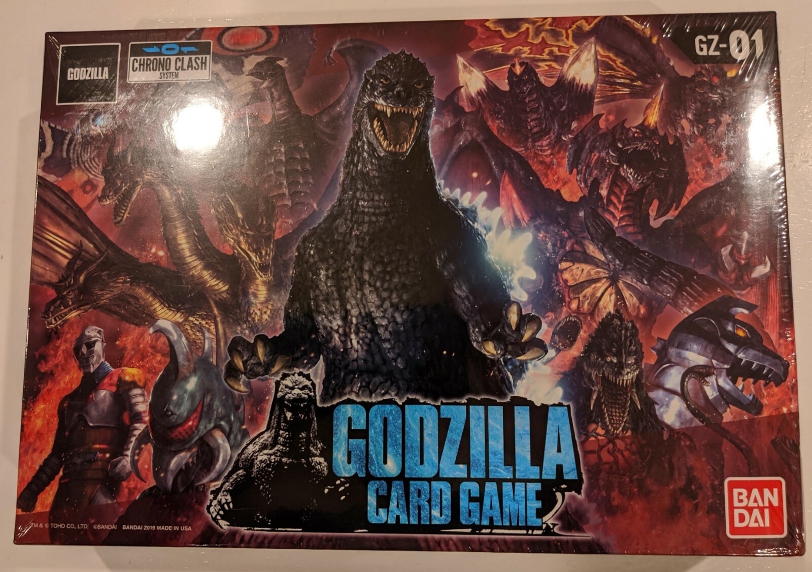 Bandai Godzilla Card Game Chrono Clash New Factory Sealed Tournament  Playmat OOP 811039031770 | eBay