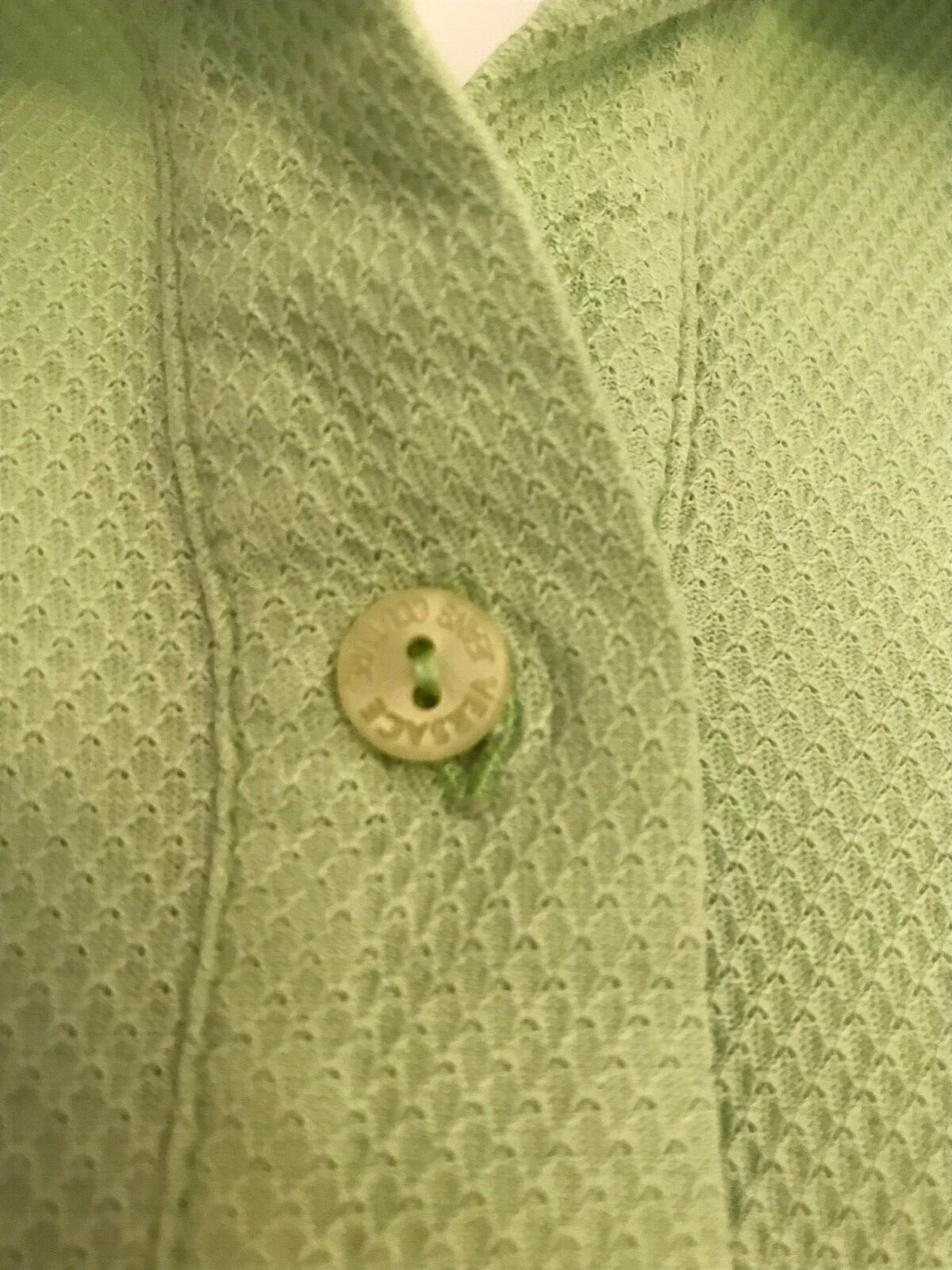 TOP VINTAGE VERSACE JEANS COUTURE VERDE LIME MANICA CORTA TAGLIA 8
