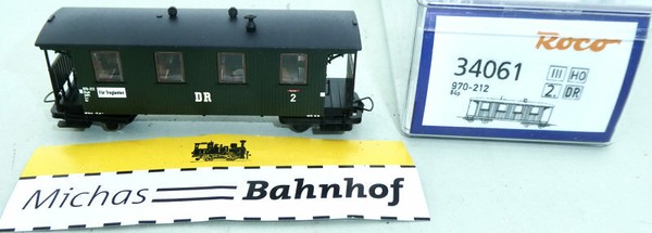 Roco 34061 Dr Schmalspur Waldbahn Personenwagen HolzwäNde Ep4 H0E Ovp Neu HS3 µ-image