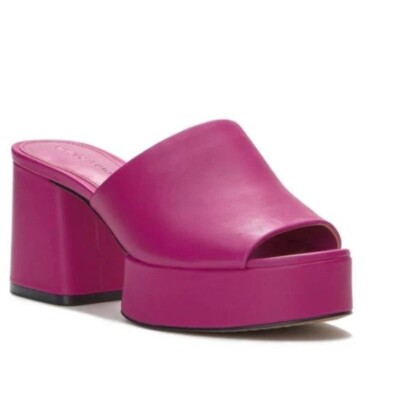 Vince Camuto Women's Feshania Platform Sandal Wedge Size 9M Virtual Pink