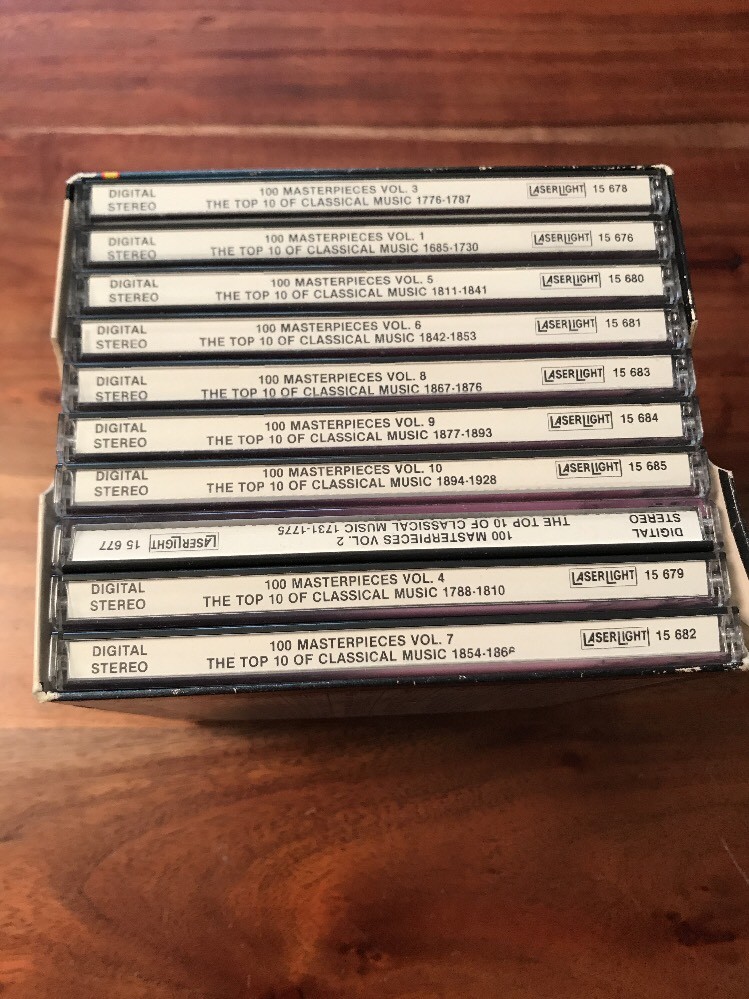 【52CD】MASTERPIECES OF CLASSICAL MUSIC THE TOP 100 MASTERPIECES OF CLASSICAL MUSIC 1685-1928 - 10