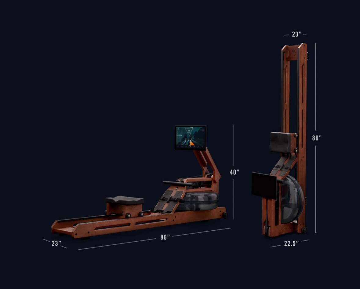 Ergatta Rower Water Resistance Uniquely elegant design