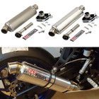 Silencieux Universel Yoshi pour Moto - 38-51 mm, Compatible BMW, Yamaha, Kawasak