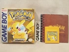 Pokemon Yellow Pikachu Version (Nintendo Game Boy) Authentic Complete in Box