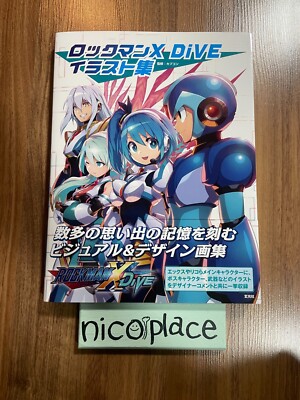 Rockman megaman X DiVE Illustration Collection Book U.S. Tax Included