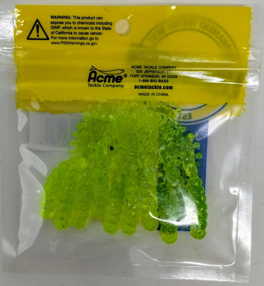 Holograma de tabla de grub triple cosquillete de 2 pulgadas de Kalin Foto 4 de 4