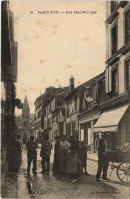 CPA PARIS (16. Jh.) Rue Jean-Bologna (561061)