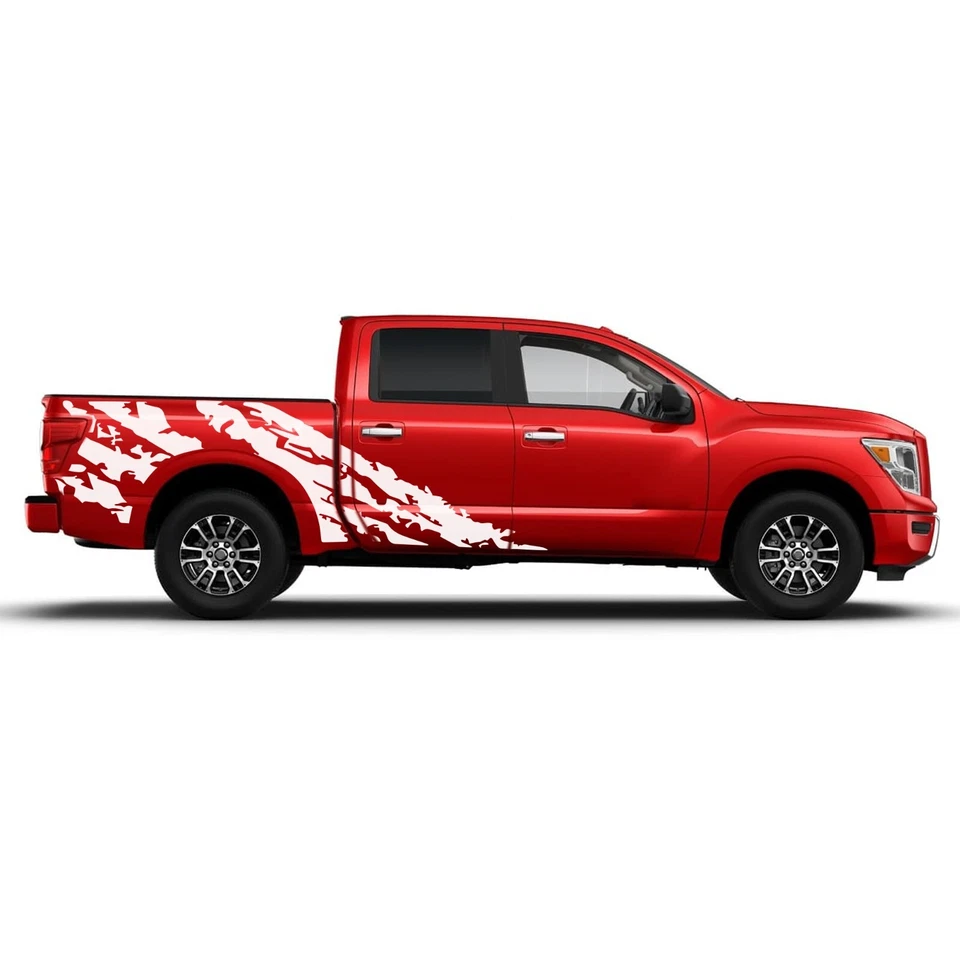 床碎纸图形贴纸贴花兼容日产 Titan — 第 3/3 张图片