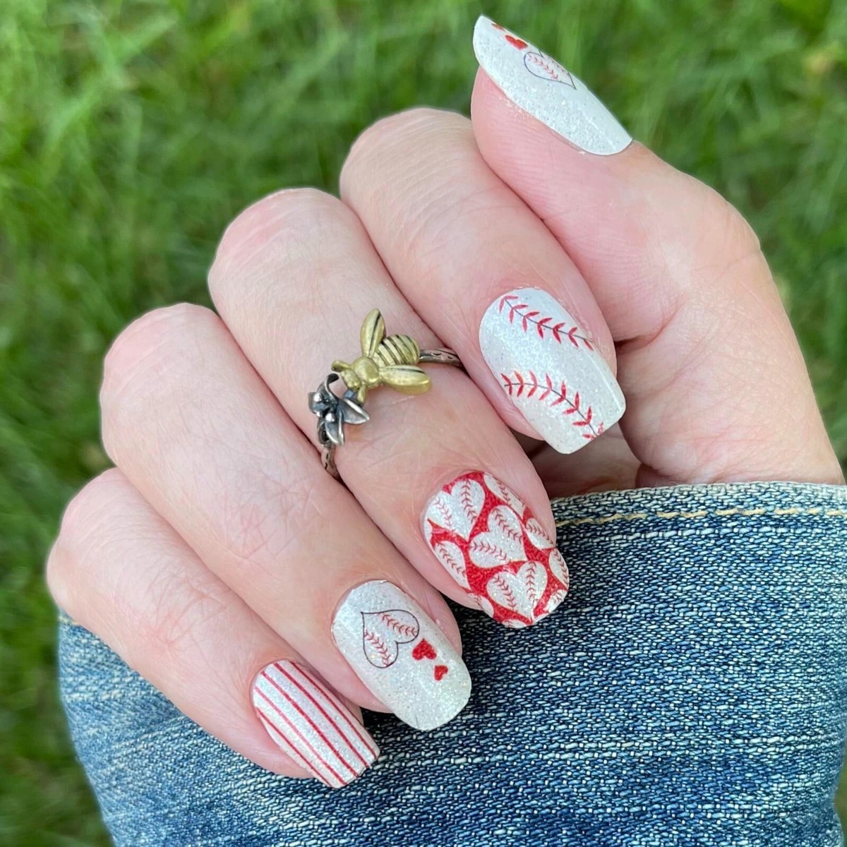 Color Street Nail Polish Strips BASES LOADED Accent (FSL077)