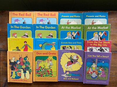 Vintage Sullivan Associates Reader Storybook Lot of 16 Books Webster McGraw-Hill