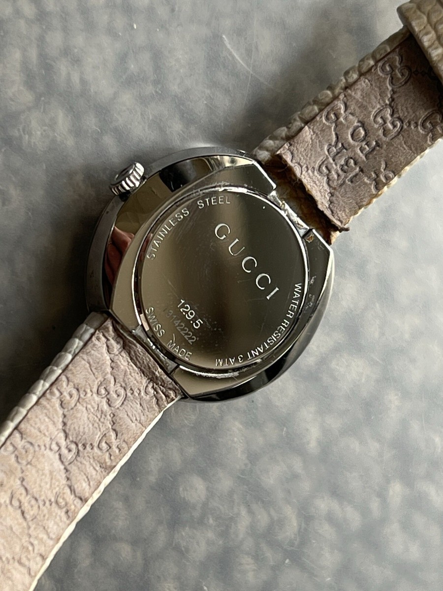 Gucci U-play 129.5 Quartz Sherry Line Bangle Watch Silver Dial Kzk Gucci 129.5 U Play YA129515 Silver Dial Quartz Watch [ Used  main image 3