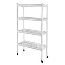 Hydroponic Grow Kit with 108 Plant Sites, 4 Tiers, and Efficient Water Pump