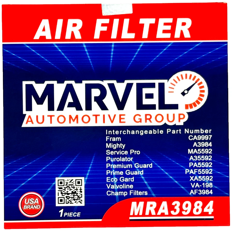 Filtro de aire motor Marvel MRA3984 (16546-AA090) para Subaru Outback 2005-2019 Foto 2 de 4