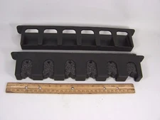 FISHING ROD RACK 6 ROD VERTICAL HOLDER AA54065-V W/SS MOUNTING SCREWS