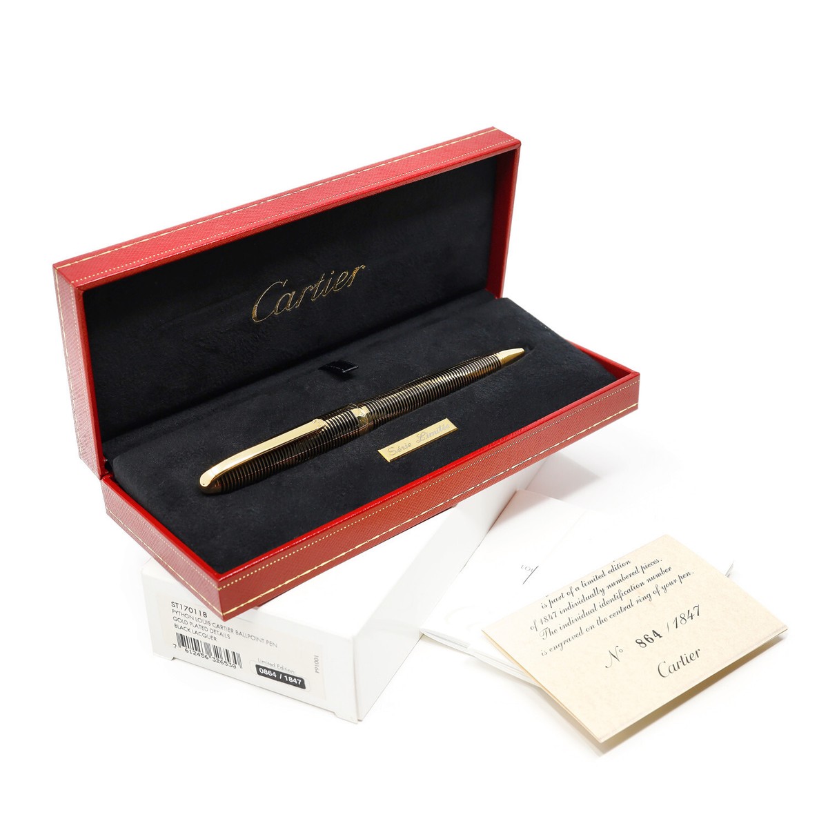 Louis Cartier L.E. Python Ballpoint Pen #864/1847