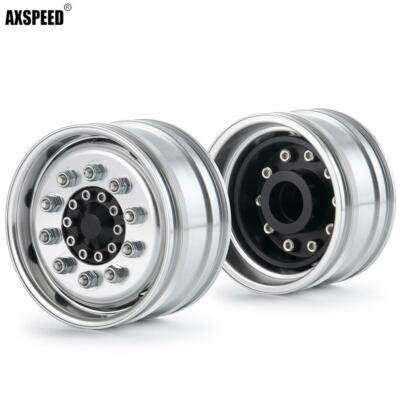 1/2/4PCS Alu Front Beadlock Rad Felgennabe für RC 1/14 Tamiya Tractor Truck Car