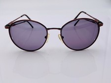Vintage White Stag W513 Purple Pink Metal Oval Sunglasses Hong Kong FRAMES ONLY