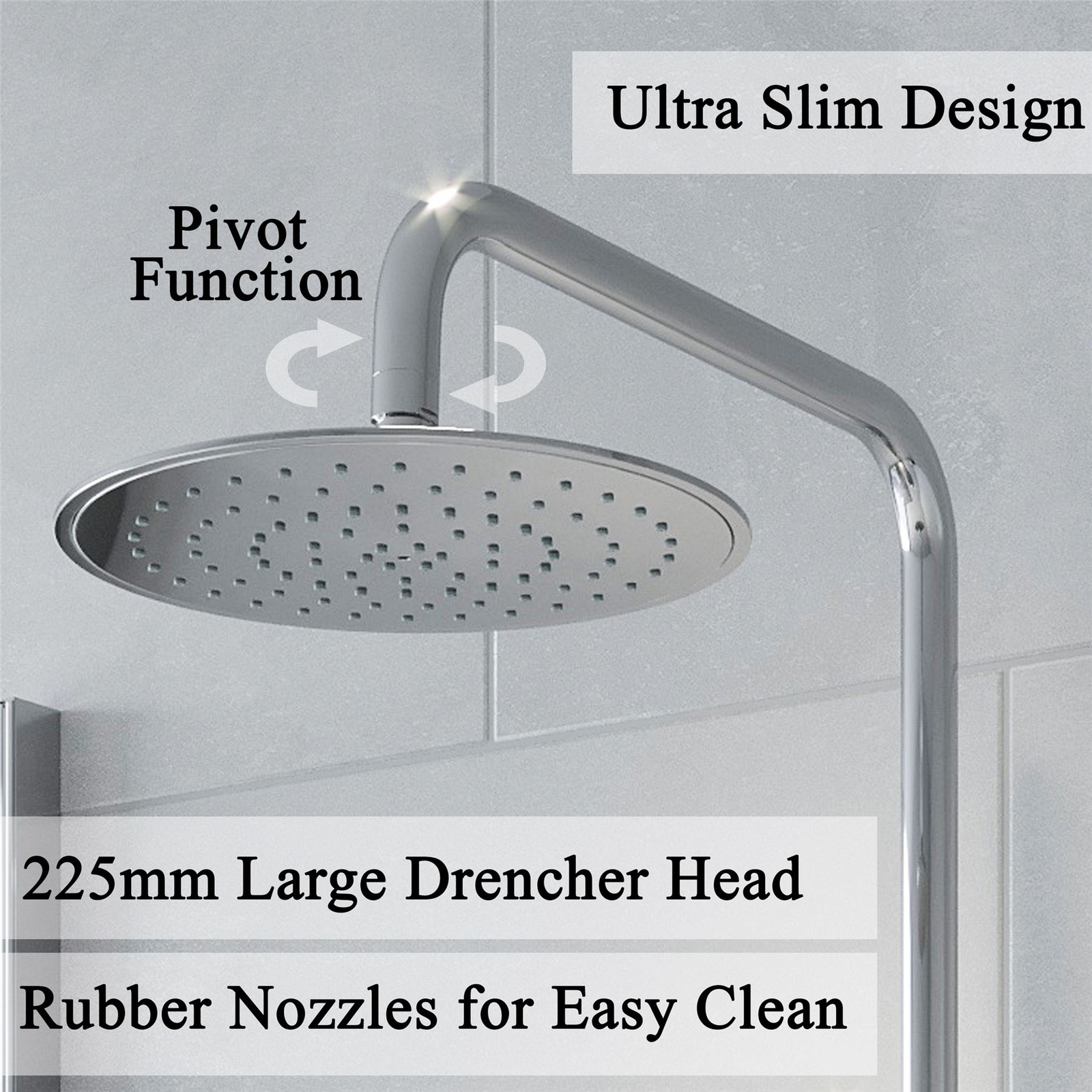 Merano Thermostatic Twin Head Mixer Shower Set Round Bar Chrome Exposed Valve eBay